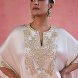 Zoya Ivory Kaftan Set