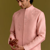 Blush Embroidered Bundi Set