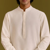 Ivory Embroidered Kurta Set