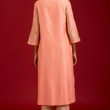 Pink Dori Embroidered Kurta Set