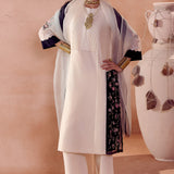 Black Accent Kurta Set