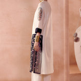 Black Accent Kurta Set
