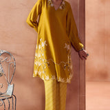 Yellow Multi-Dori Kurta Set