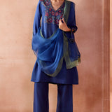 Blue Dori Embroidered Kurta Set