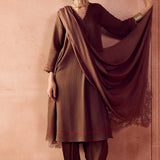 Rich Brown Kurta Set