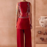 Classic Red Kurta Set