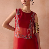 Classic Red Kurta Set