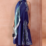 Blue Dori Embroidery Anarkali Set