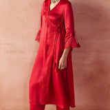 Red Kurta Set