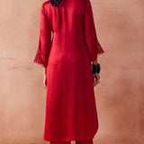 Red Kurta Set