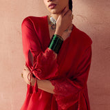 Red Kurta Set