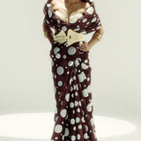 Espresso Confetti Saree