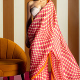 Groovy Polka Pink Saree