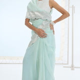 Jane Saree Sea Green