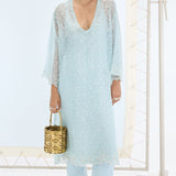 Lily Kurta Set Aqua Green