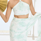 Ruby Saree Green