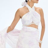 Ruby Saree Off-White