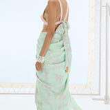 Ruby Saree Pistachio