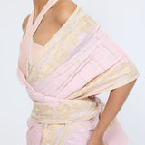 Handwoven Dusty Peach Saree