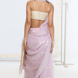 Handwoven Dusty Grape Saree