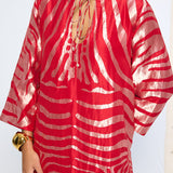 Handwoven Classic Red Kurta Set