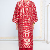 Handwoven Classic Red Kurta Set