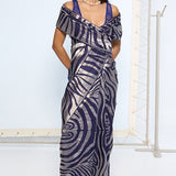 Handwoven Dark Blue Silk Saree