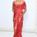 Handwoven Classic Red Silk Saree