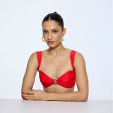 Crimson Red Blouse