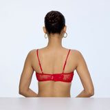 Red Chantilly Blouse