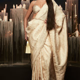 I Do Saree Beige