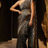 True Love Saree Black