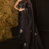 Midnight Kiss Saree Black