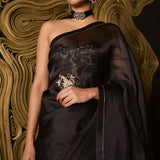 Midnight Kiss Saree Black