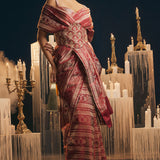 I Do Saree Maroon