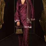Forever Us Kurta Set Maroon