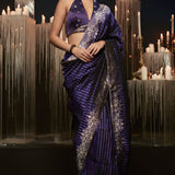 Purple Heart Saree