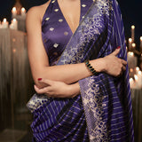 Purple Heart Saree