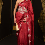 Siren Saree Red