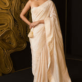 Ivory Heart Saree