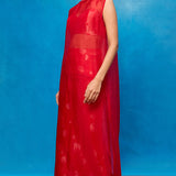 Handwoven Red Silk Banarasi Suit Set