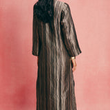 Handwoven Black Banarasi Kaftan