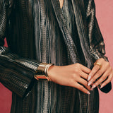Handwoven Black Banarasi Kaftan