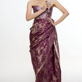 Handwoven Cocoa Brown Saree