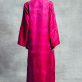 Handwoven Fuchsia Pink Gerum Kaftan