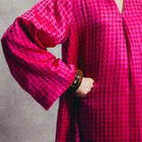 Handwoven Fuchsia Pink Gerum Kaftan