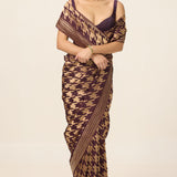 The Burgundy Gerum Saree