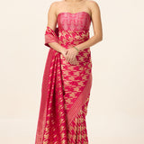 The Deep Pink Gerum Saree