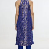 Handwoven Royal Blue Kurta Set