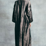 Handwoven Tar Black Banarasi Kaftan